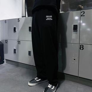 ABDP美式宽松篮球男女训练百搭运动休闲直筒毛圈休闲裤卫裤