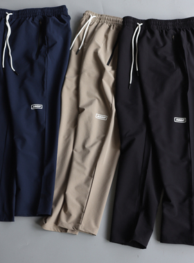 ABDP秋季美式梭织运动直筒宽松长裤街头篮球户外跑步田径健身卫裤