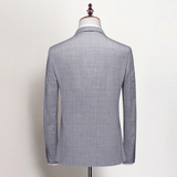 支架图2025秋季西服套装三件套时尚修身礼服格子西装SJT6935P300，男装西服套装，电商D216
