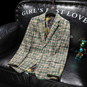 沙发图2025男士休闲西服修身西装单西外套DX6956P185,男装西服套装,电商D216