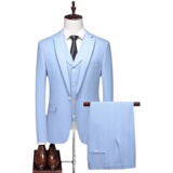 支架图2025秋季西服套装三件套时尚修身礼服条纹西装SJT6931P300，男装西服套装，电商D216