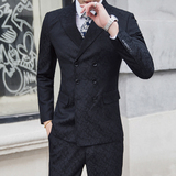2025春季薄款男士三排扣西服套装三件套6026P290，男装西服套装，电商D216