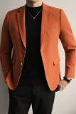 模特图新款男士休闲西服修身西装纯色单西外套上衣DX6998P165，男装西服套装，电商D216