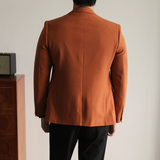 模特图新款男士休闲西服修身西装纯色单西外套上衣DX6998P165，男装西服套装，电商D216