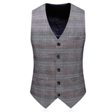 送领带长期款S-5XL大码男士西服套装三件套6727P300，男装西服套装，电商D216