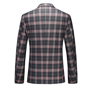 镂空图男士休闲西服套装三件套时尚修身礼服西装SJT6934P300图片