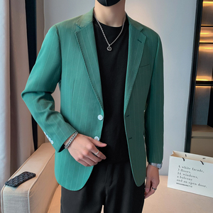 模特图-男士休闲西服韩版修身西装单西外套F6926P165图片