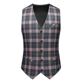 镂空图男士休闲西服套装三件套时尚修身礼服西装SJT6934P300，男装西服套装，电商D216