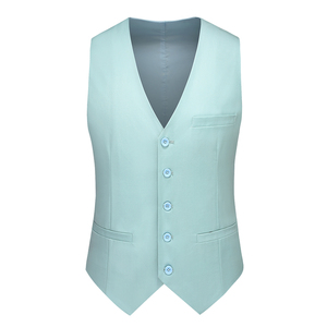 M-6XL外贸西服套装三件套一粒扣松紧腰男士西装 7001P190图片