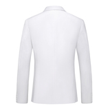 M-6XL外贸西服套装三件套一粒扣松紧腰男士西装7001P190，男装西服套装，电商D216