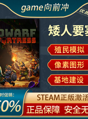 矮人要塞 Dwarf Fortress STEAM正版PC英文 殖民模拟 基地建设