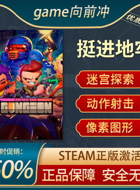 挺进地牢 Enter the Gungeon 国区激活码cdkey STEAM正版PC中文
