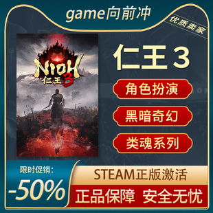 Steam正版 动作角色扮演 仁王3 剧情丰富 黑暗奇幻 奇幻 Nioh