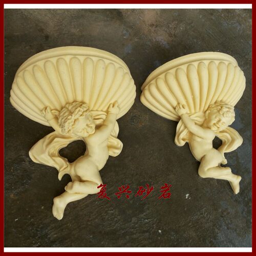 人造砂岩玻璃钢灯饰小天使壁灯