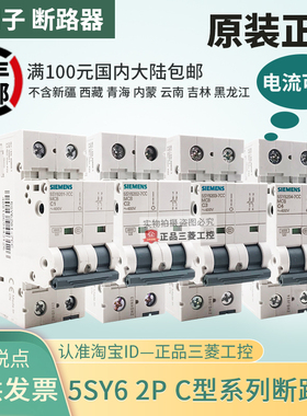 西门子5SJ62-2P断路器5SY 6201 6202 6203 6204-7CC 1A 2A 3A-4A