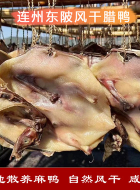 2025广东连州腊味东陂腊味当季农家腊肉腊肠腊猪脚生晒腊鸭一整只