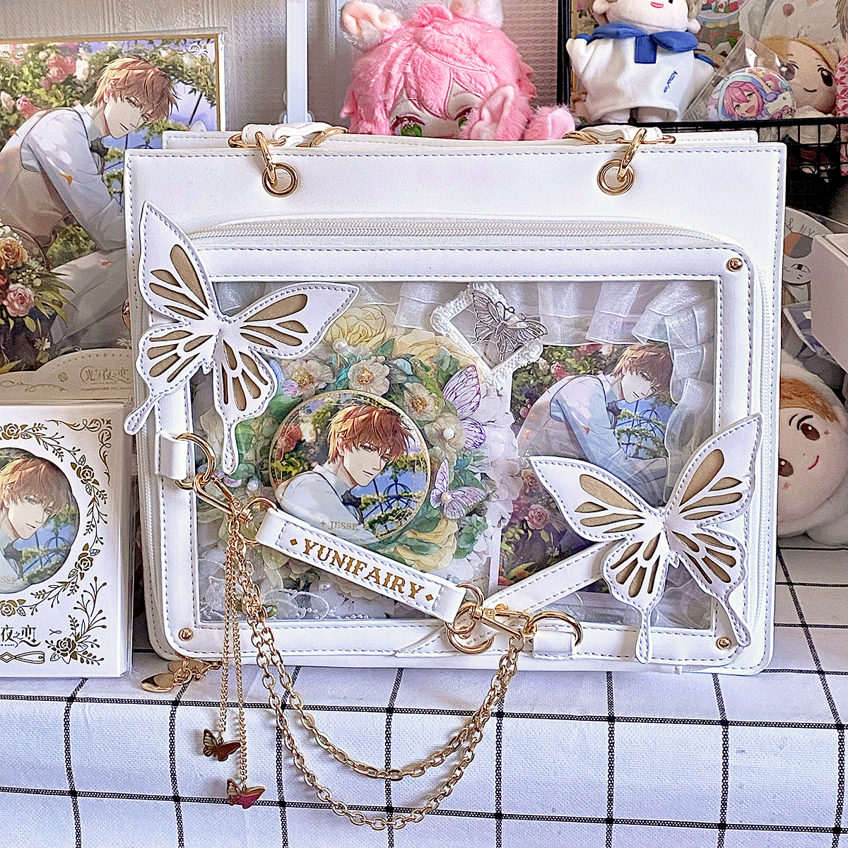 【完售展示】芋泥优优 中号版迷宫蝴蝶 原创痛包托特包谷美周边