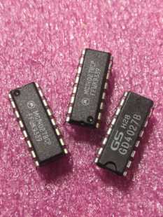 CD4027B MC14027BCP双列直插集成电路芯片DIP-14