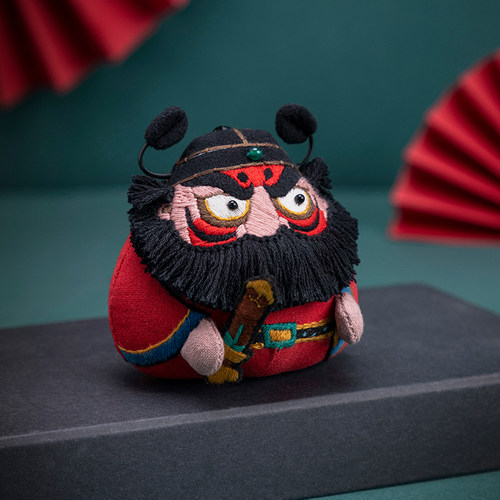 《钟馗》精致手绣DIY材料包