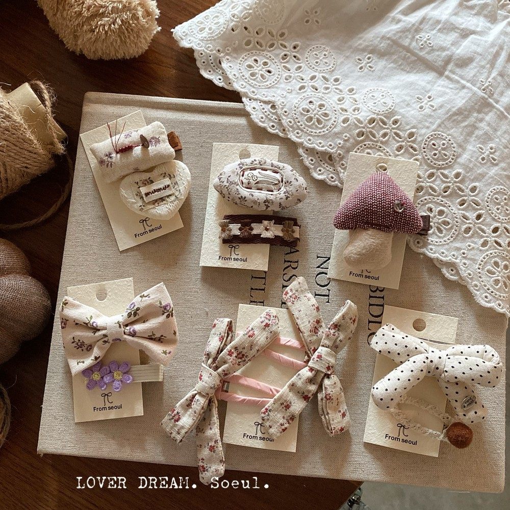 咖色系小花对夹发夹掰掰夹侧边夹新款刘海夹碎发夹气质小发咖,饰品/流行首饰/时尚饰品新,发饰,淘宝优惠券,粉丝福利购,淘宝优惠卷