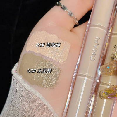 网红光影竹节液体修容笔泪沟滋润鼻影侧影提亮光修容棒跨境彩妆