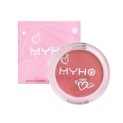 myho多巴胺细闪单色腮红细闪脸部提亮自然易上色持久批发