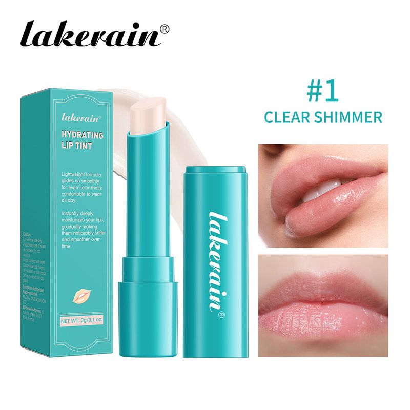 lakerain有色保湿唇膏滋润补水保湿唇部有色唇膏气色跨境外贸彩妆