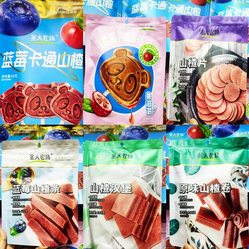 圣大农场山楂片条卷山楂类制品