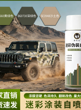 漆先生数码迷彩自喷漆金属防锈漆防腐油漆翻新自动喷漆迷彩喷管漆