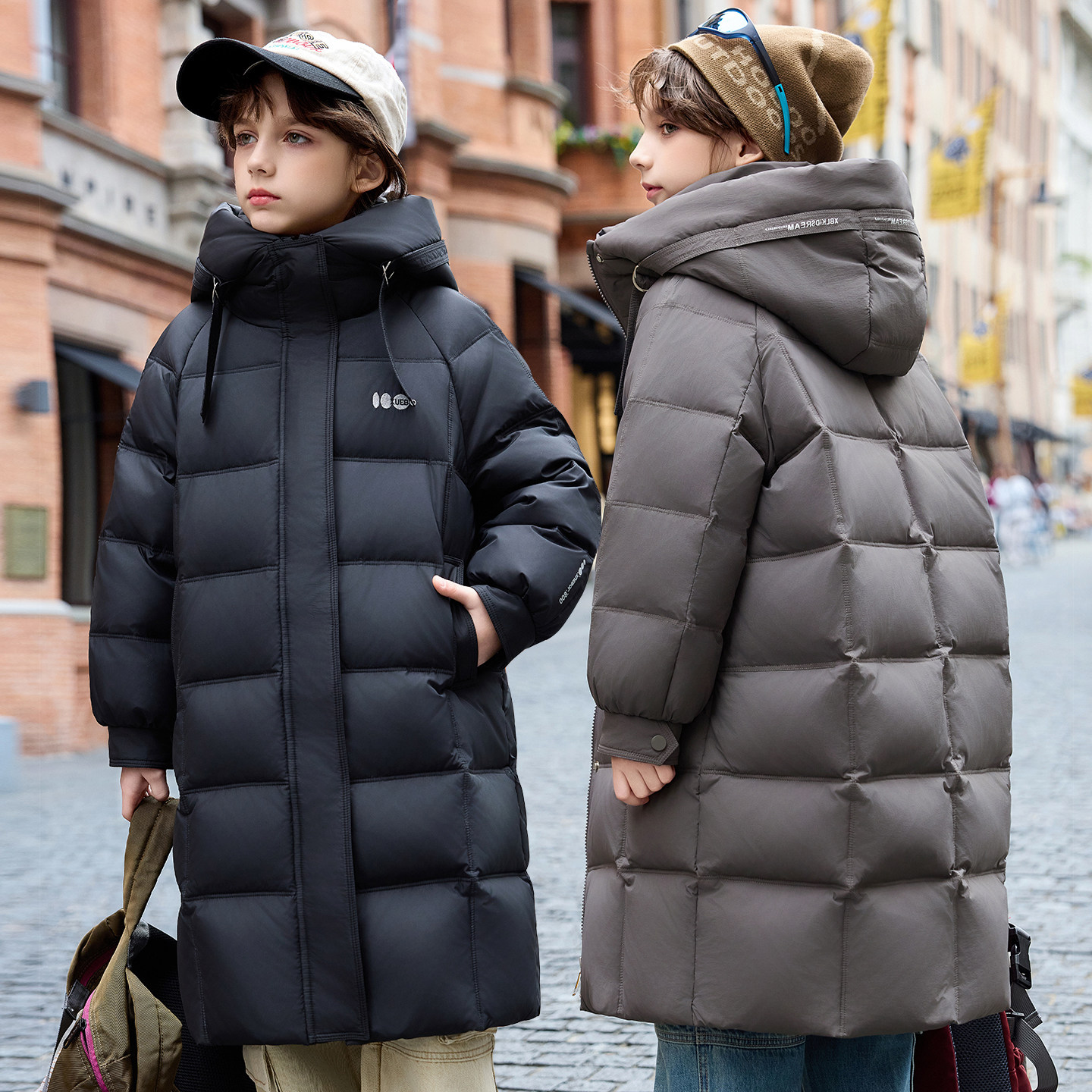 男童羽绒服90白鸭绒长款过膝新款ABC中大童冬季女童洋气加厚外套,童装/婴儿装/亲子装,羽绒服,淘宝优惠券,粉丝福利购,淘宝优惠卷
