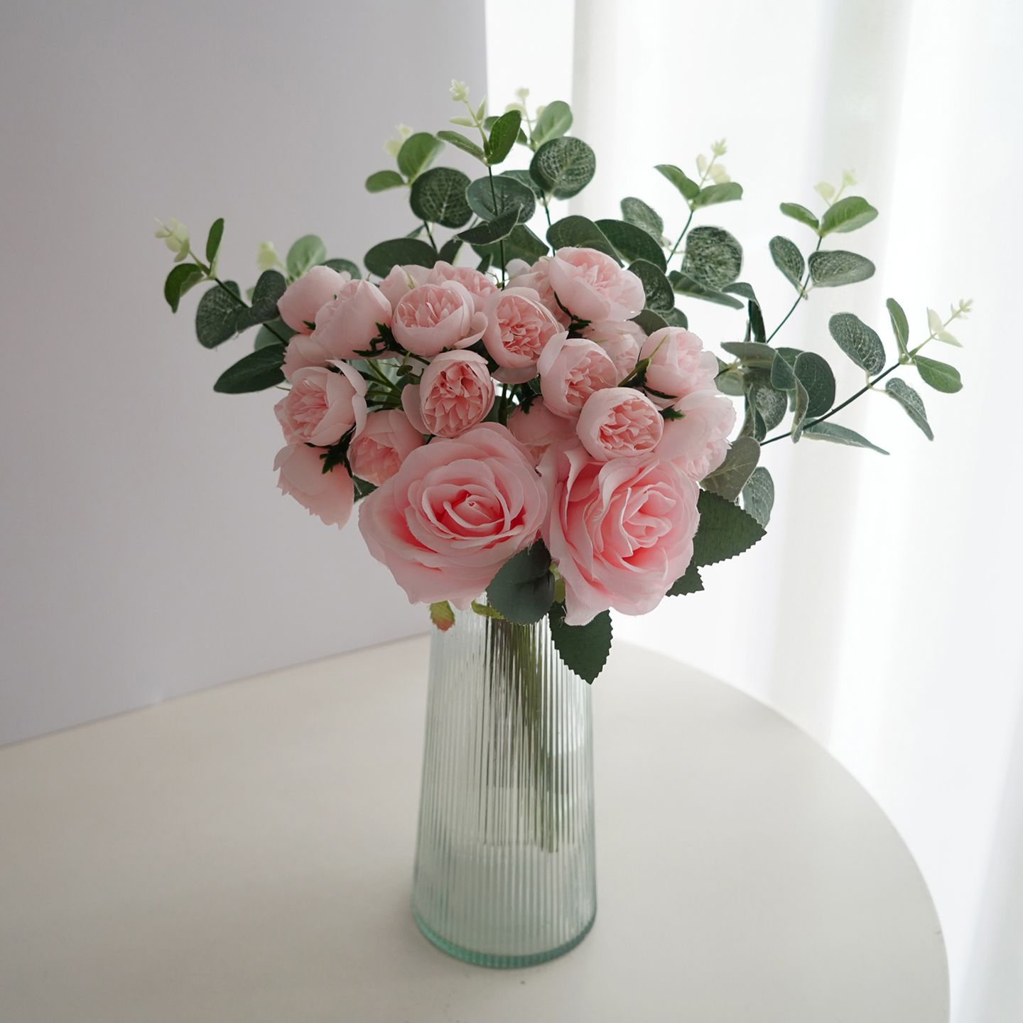 玫瑰花假花仿真花高级感逼真摆设装饰花束仿生摆件永生花家居好物