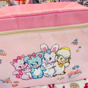 出口日单可爱卡通收纳包大容量收纳swimmer粉色收纳公主风收纳