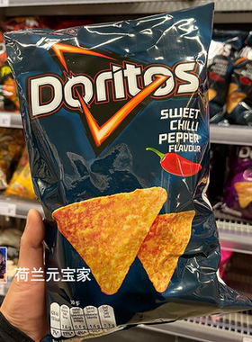 现货荷兰Doritos多力多滋意大利汉堡香肠味香辣芝士玉米薯片休闲