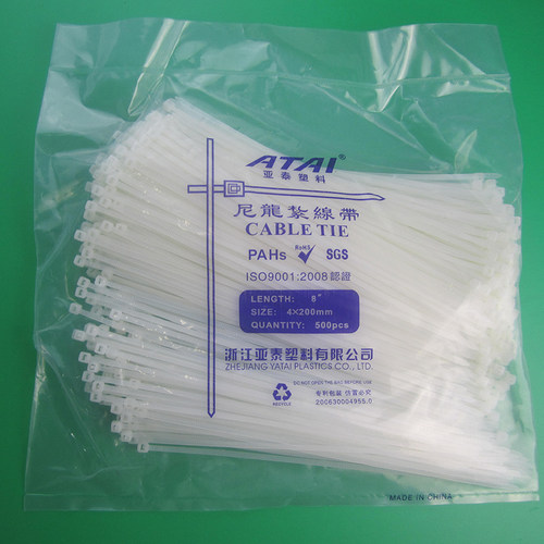 亚泰塑料直销尼龙扎带电线固定捆