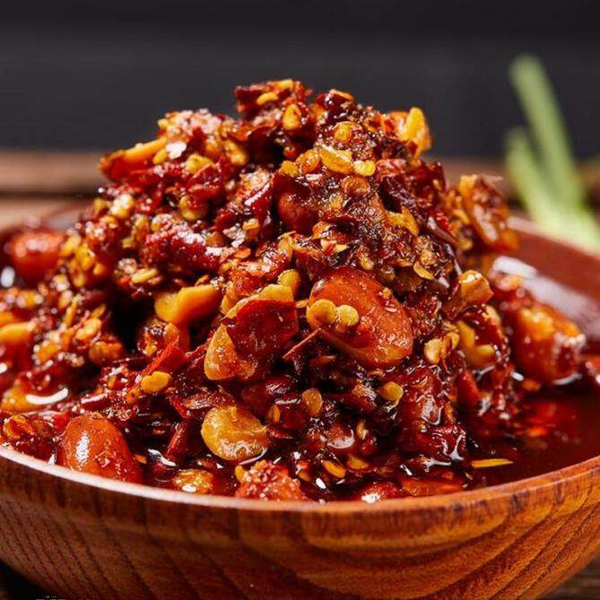 山东花生芝麻辣椒酱邹城秦贞坡油辣椒下饭卷菜夹馍拌饭瓶装223克