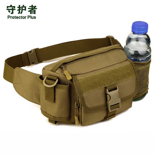 多功能路亚腰包男战术斜挎骑行运动水壶户外弹弓钢珠登山钓鱼饵包