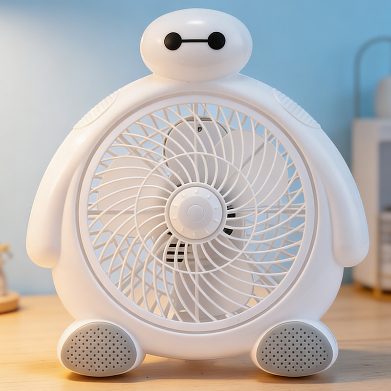 可爱卡通小风扇静音学生宿舍寝室办公室桌面台式便携电风扇居家用
