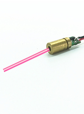 点激光6mm650nm5mw激光模组，小尺寸激光模组，经济型点状红光模