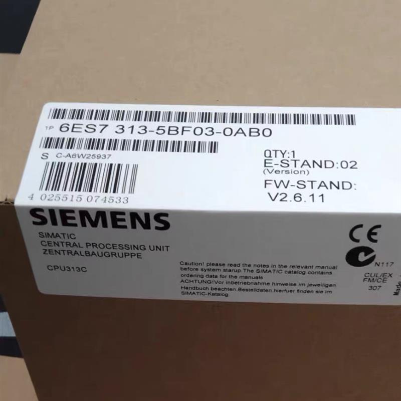 议价6ES7313-5BF03-0AB0西门子S7-300CPU313C模块6ES7 313-5BF03-