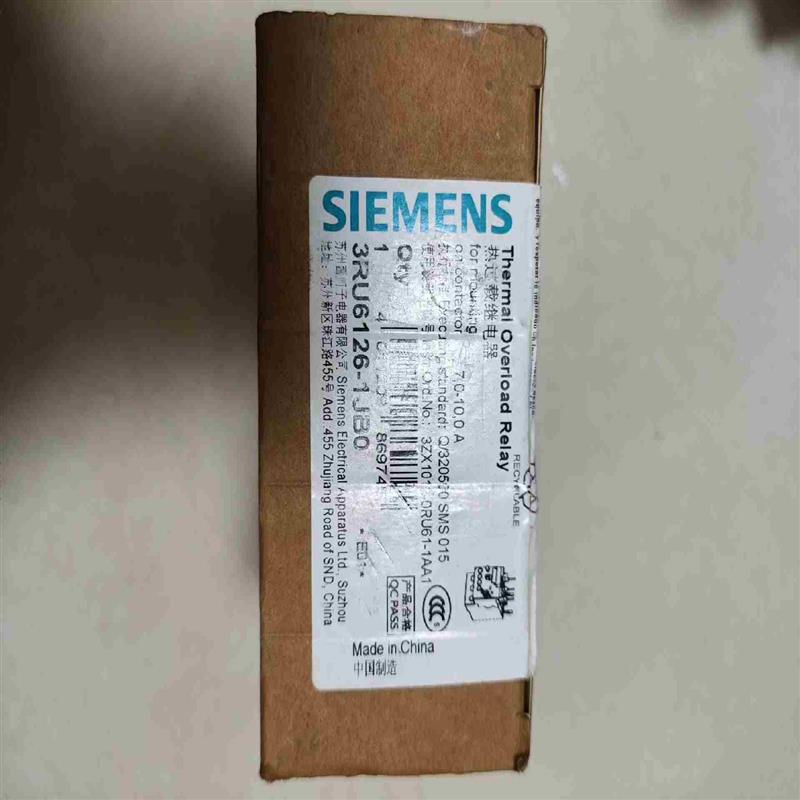 议价西门子热过载继电器3RU6126-1JB0拍前询价