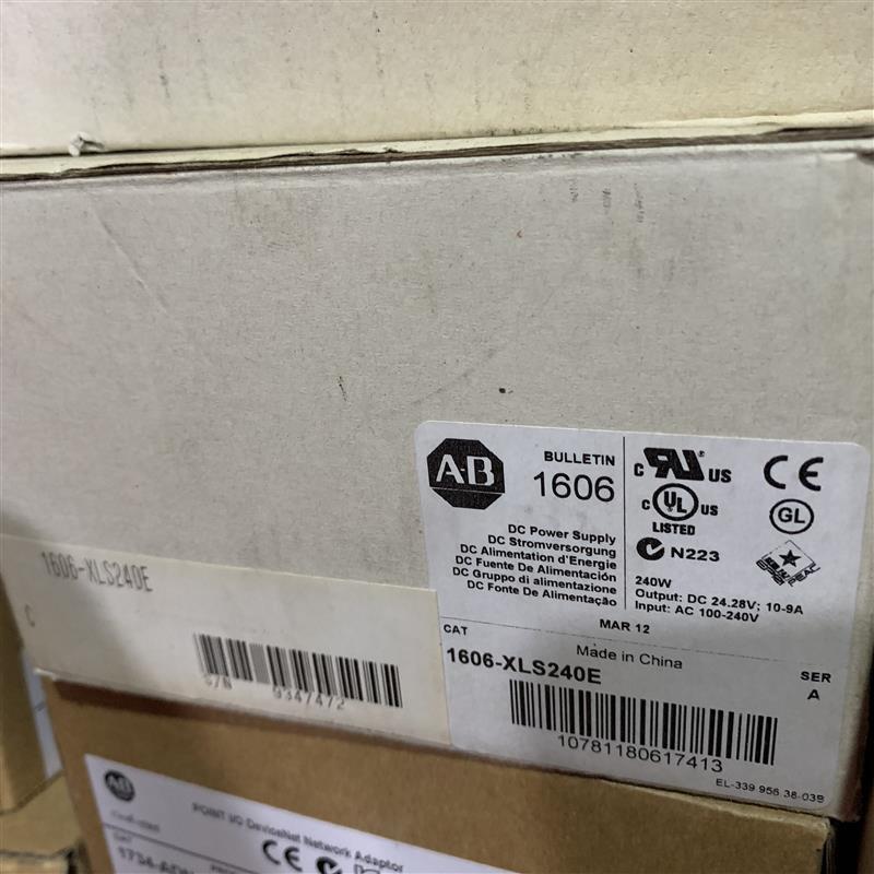 议价1606-XLS240E AC/DC 高性能电源 24-28VDC 240W 120/230V