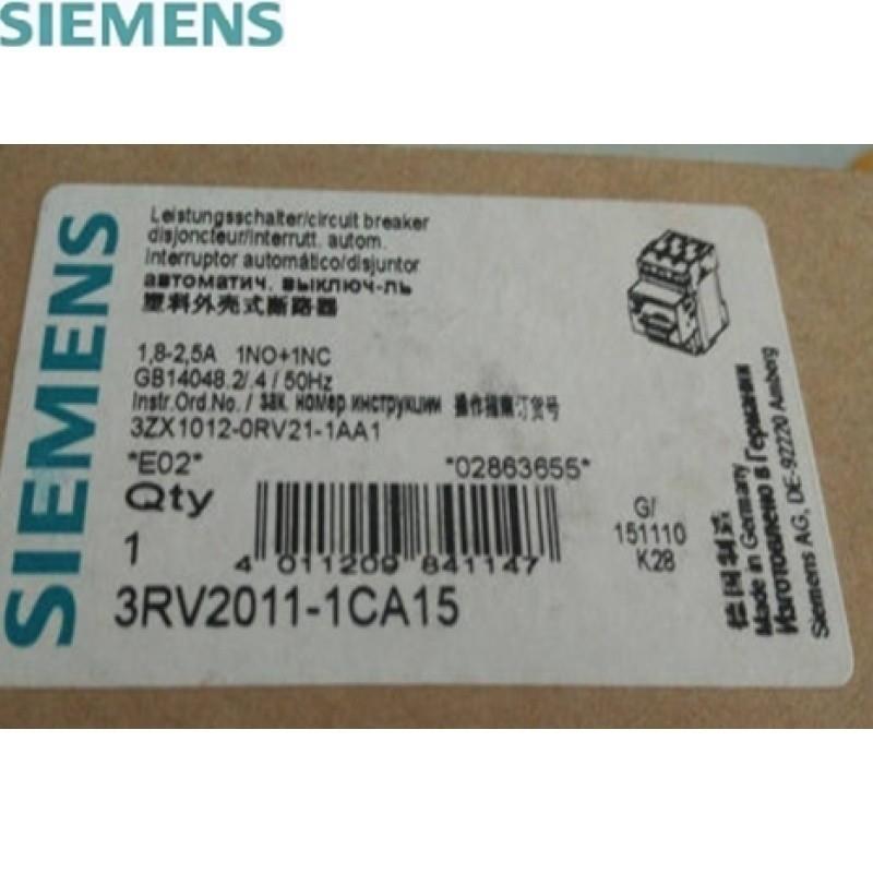 议价3RV2011-1CA15西门子断路器结构尺寸S00   3RV2O11-1CA15