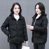 羽绒棉衣棉服女短款韩版修身显瘦冬季妈妈纯色外套棉袄2025新款，女装棉衣/棉服，燕颉服饰