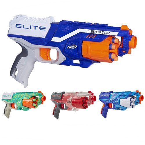 NERF热火强力发射器升级版灰机E0392橙机B9837小牛玩具软弹枪左轮 - 封面