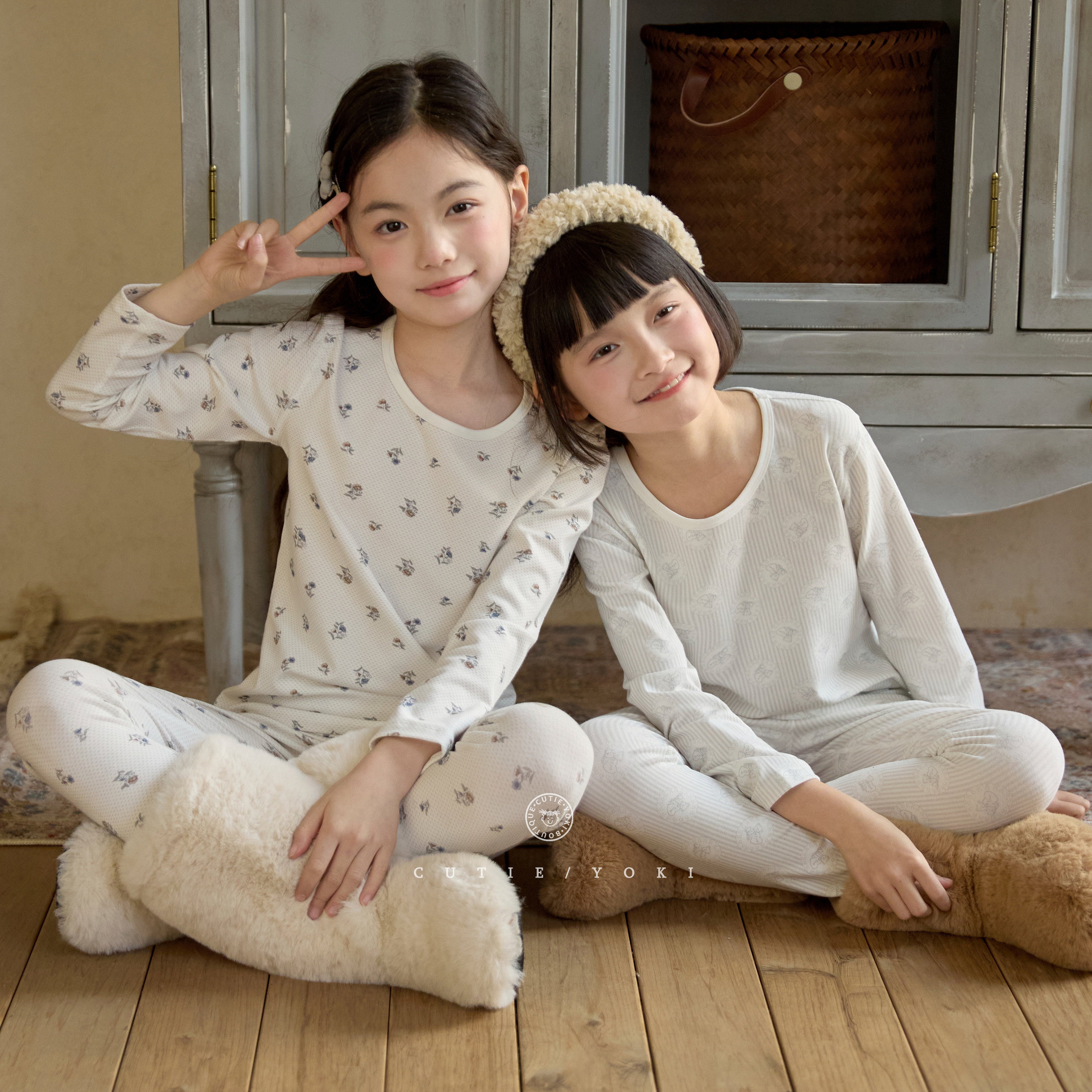 限时买2件9折3件85折YOKI家王炸产品原创印花A类无缝内衣套装,童装/婴儿装/亲子装,内衣套装,淘宝优惠券,粉丝福利购,淘宝优惠卷