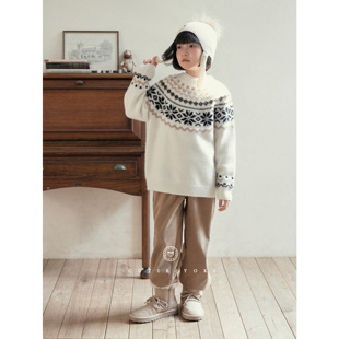 磨毛薄绒微弹灯芯绒直筒裤 CUTIEYOKI童装 大童好穿温暖又好搭