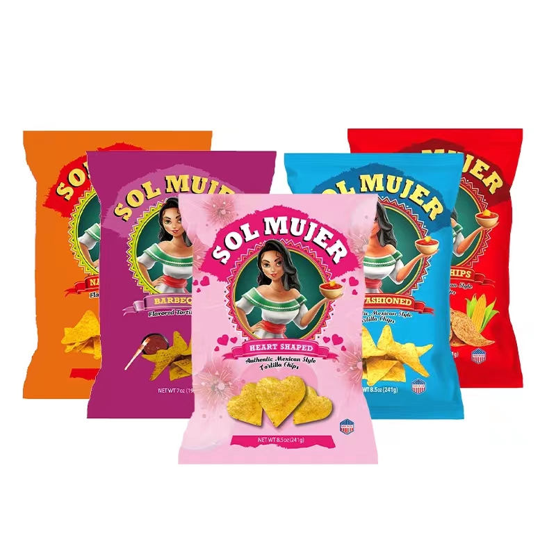 美国原装进口墨西哥歌少女玉米片粗粮膨化食品241克-封面