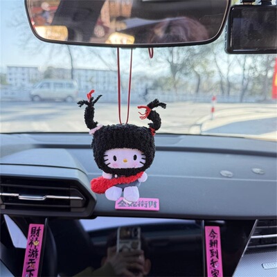 双马尾kitty汽车挂件2025新款