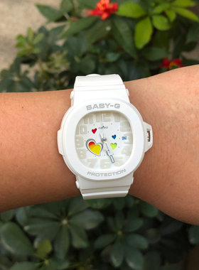 卡西欧手表BGA-10-7A/6A/4A/320-3A/7A2防水运动电子女士腕手表