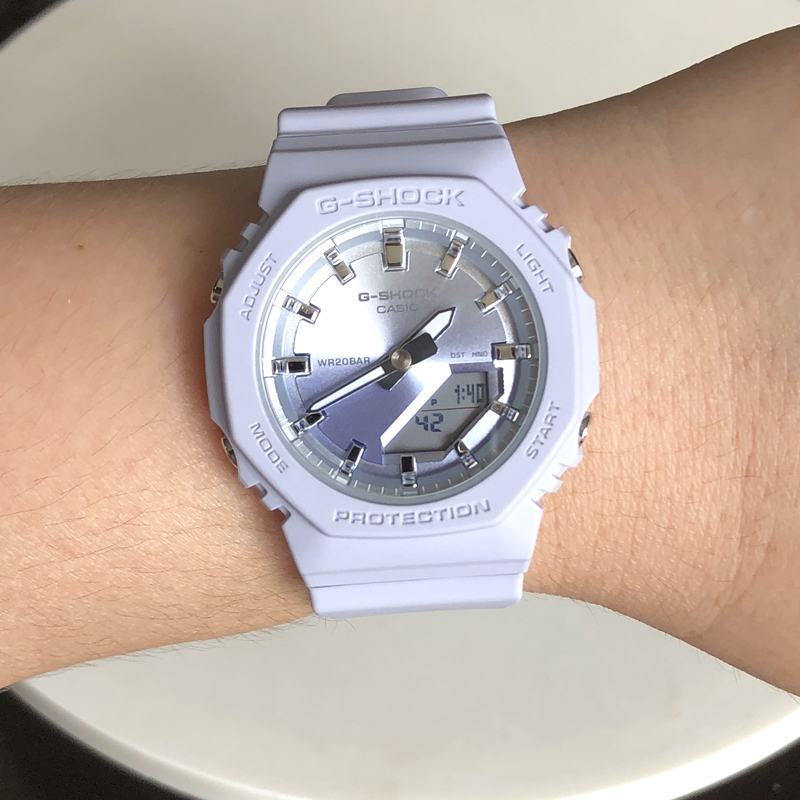 卡西欧手表 GMA-P2100SG-2A/S2100WS-7A/VA-7A/1A电子防水女腕表
